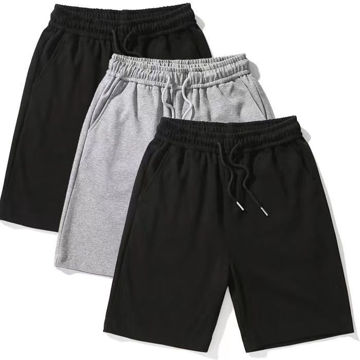 Modische Freizeit-Shorts in Unifarben für Herren