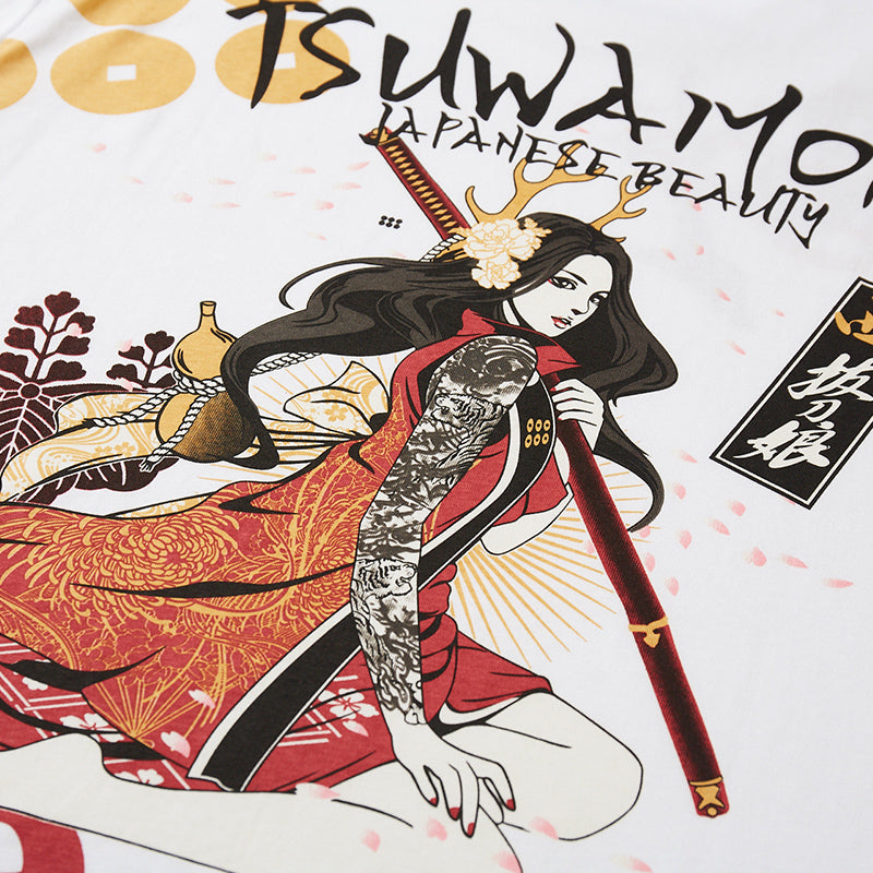 T-Shirts mit kurzer Ärmel und Baumwollstickerei für Paare und Ehepaare