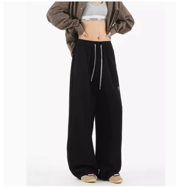 Amerikanische Retro-Mode-Markenstickerei Freizeit-Sweatpants für Männer und Frauen