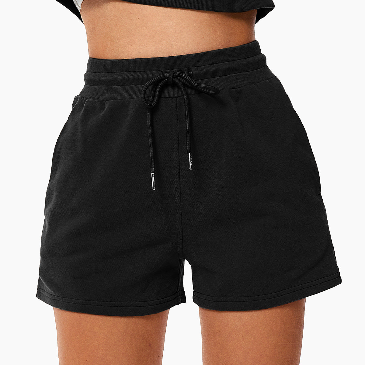 Damen-Sportshorts mit Kordelzug