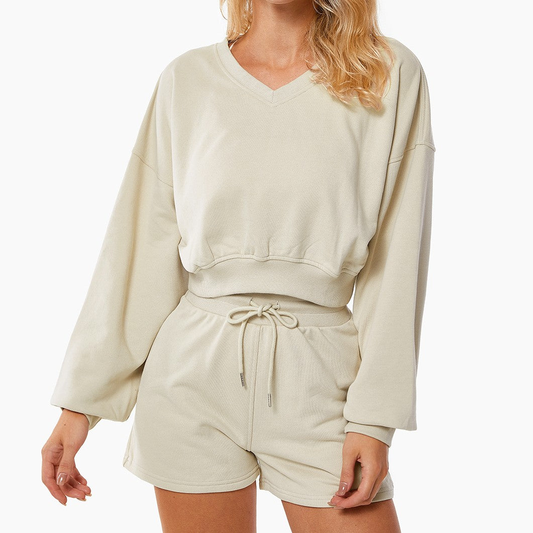 Damen-Sportshorts mit Kordelzug